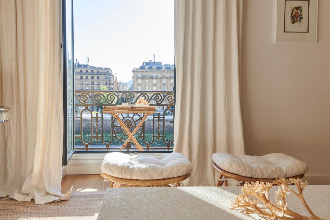 Deluxe Apt-Views To Historic Maria Cristina Hotel San Sebastian Buitenkant foto